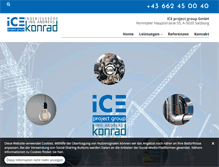 Tablet Screenshot of ice-austria.com